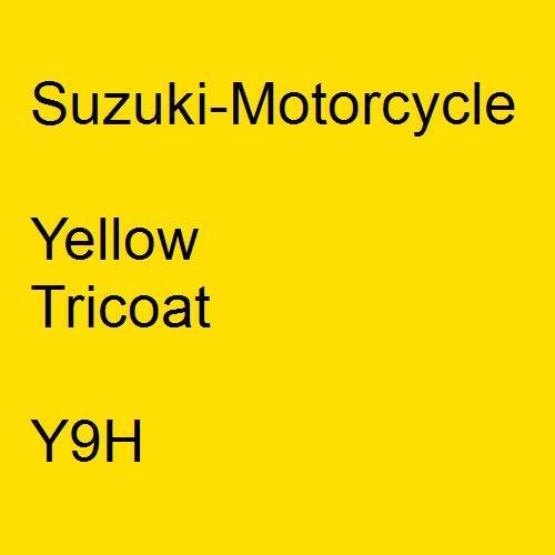 Suzuki-Motorcycle, Yellow Tricoat, Y9H.